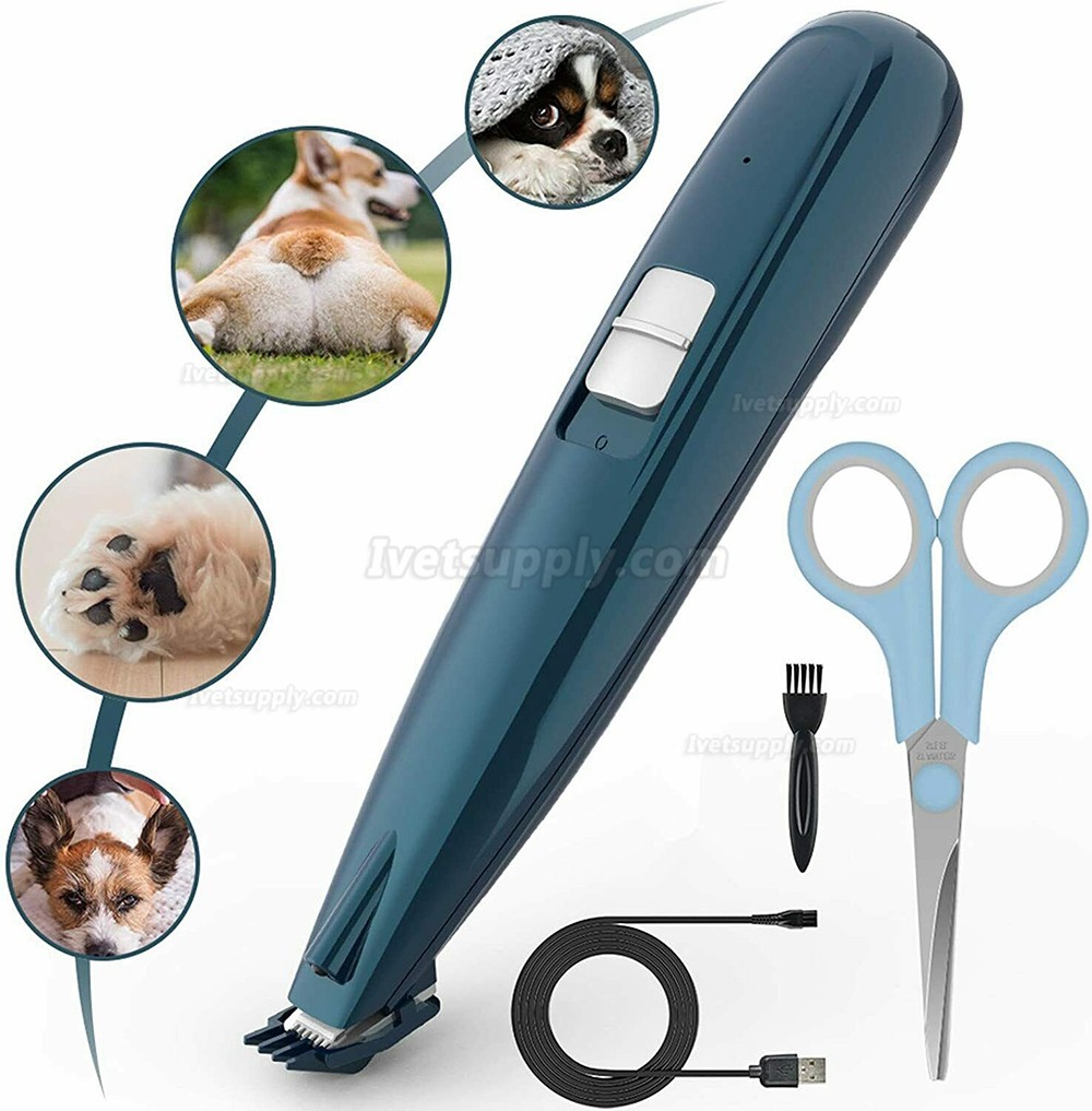 Dog Cat Pet Grooming Kit Rechargeable Cordless Electric Hair Clipper Trimmer